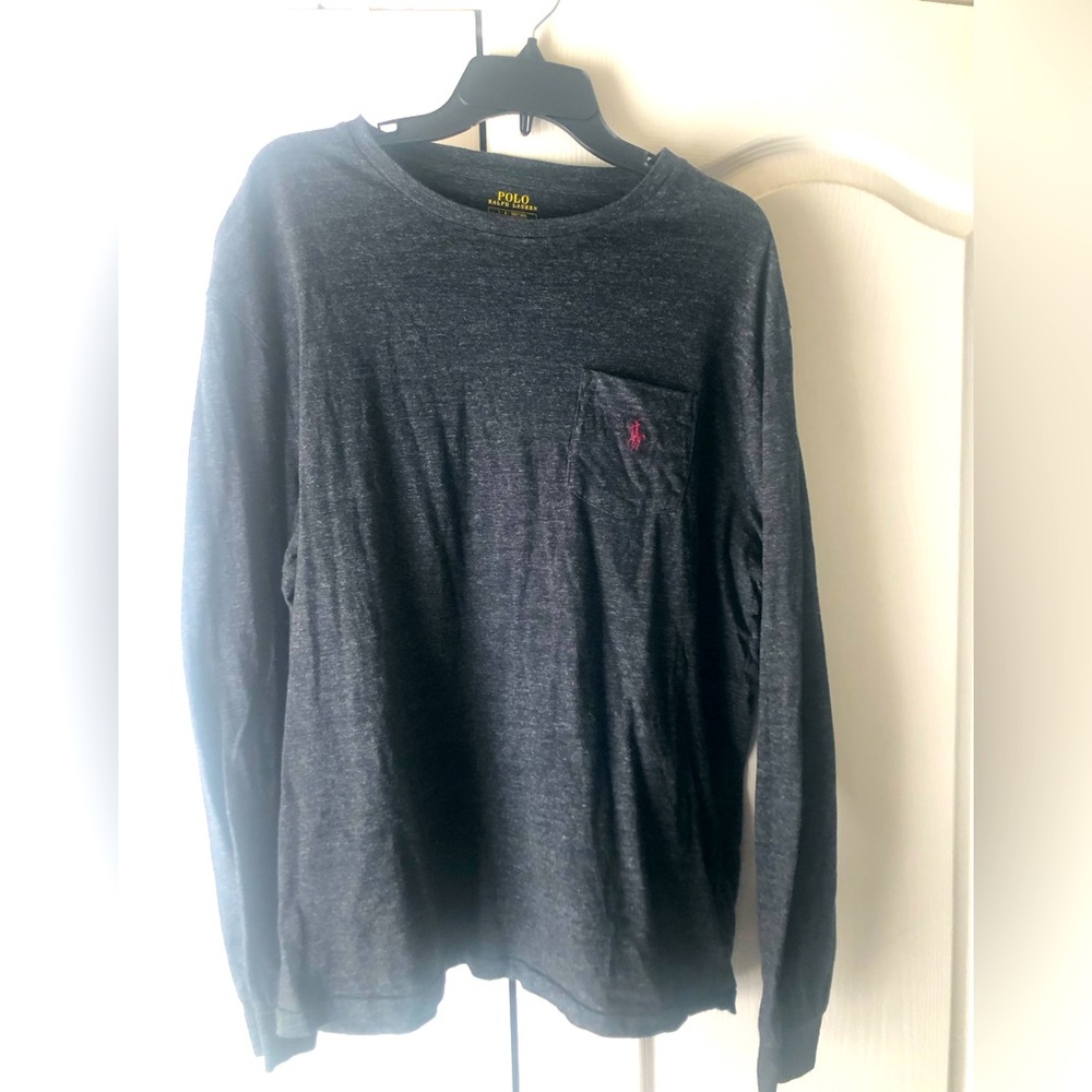 Polo Ralph Lauren Classic Fit Crewneck Long Sleeve Shirt. Size L.